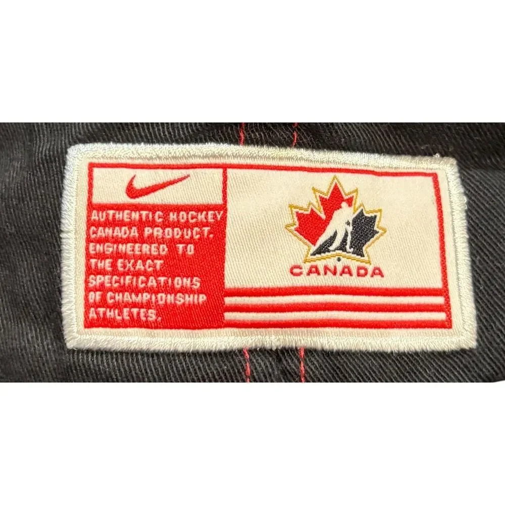 Nike Y2K Team Bauer Canada Hockey Hat Cap S/M RARE